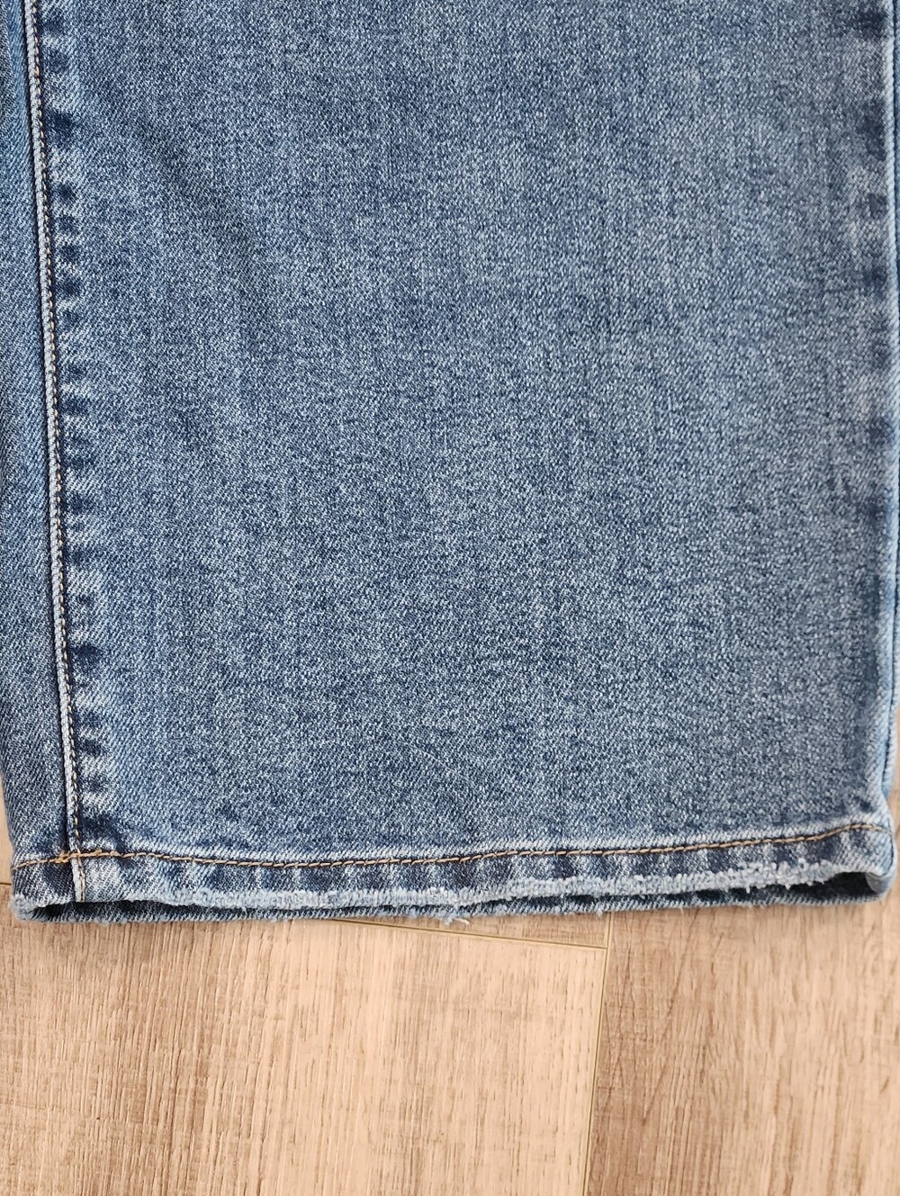 Seven7 Loose Straight Jeans Womens Size 16 Blue Medium Wash Denim Stretch - Picture 2 of 12